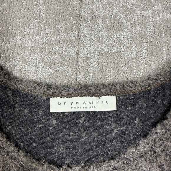 Bryn Walker Textured Boho Alpaca Wool Cotton Oversized Lagenlook Sweater Sz XS - Picture 2 of 8
